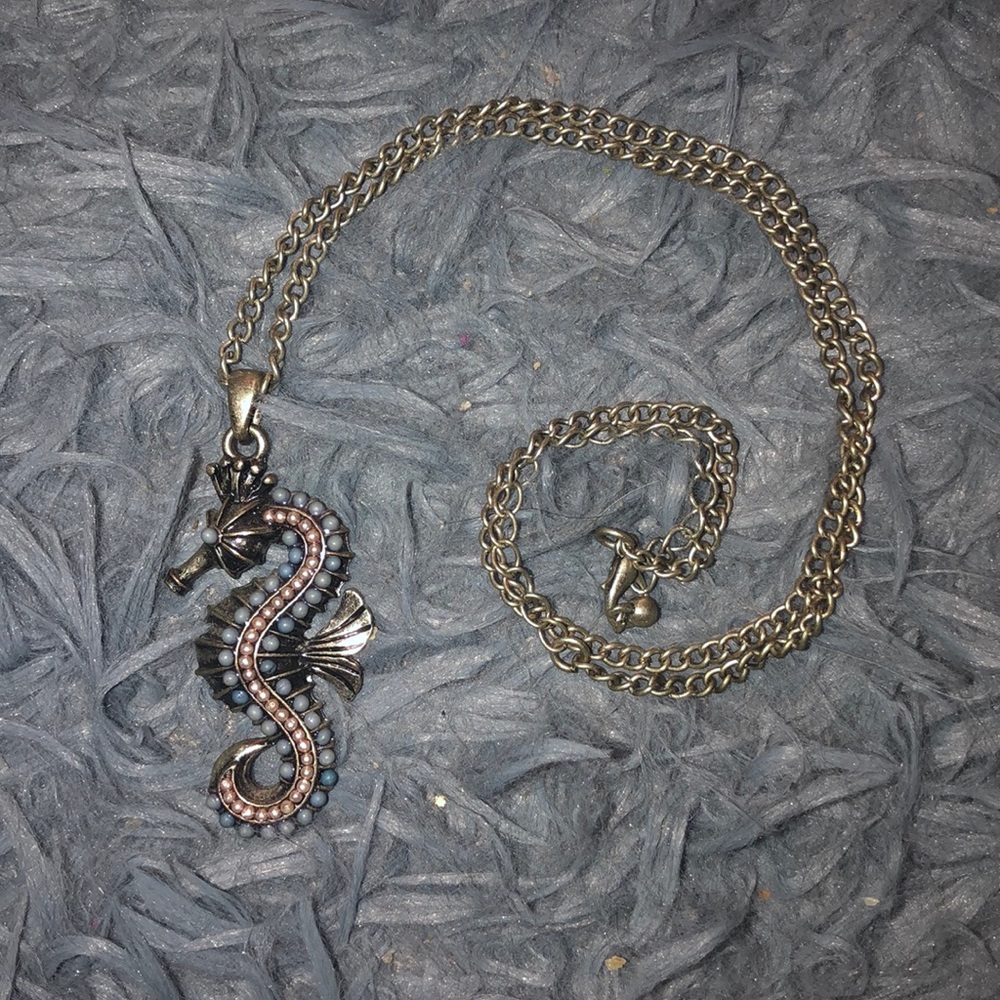 Seahorse Beaded Necklace